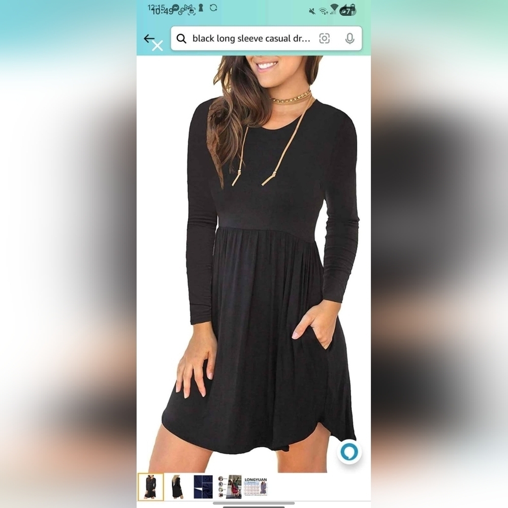 Black Long Sleeve Dress